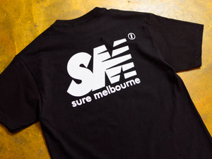 SM T-Shirt - Black / White