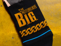 Biggie Smalls The King Of New York Sock - Black