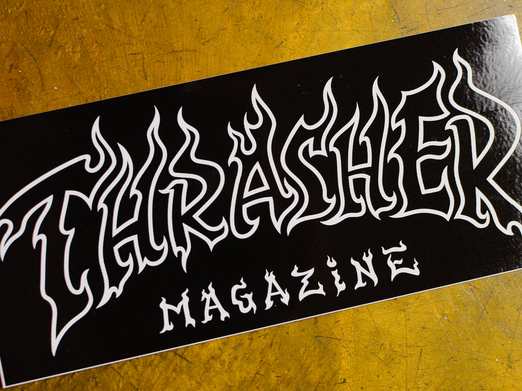 Thrasher Magazine Outline Flame Big Sticker