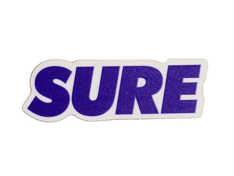 Small Sure Banner Sticker - Blue – THE SURE STORE
