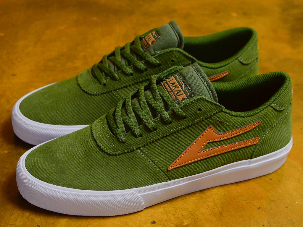 Manchester - Olive / Cord Suede