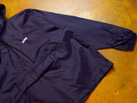 Banner Zip Windbreaker Jacket - Navy
