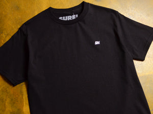 SM Micro Embroidered T-Shirt - Black / White