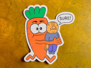 Carrot Carry Sticker 3"