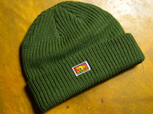Clippy Cable Beanie - Army