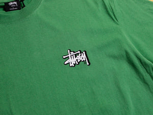 Solid Offset Graffiti T-Shirt - Green