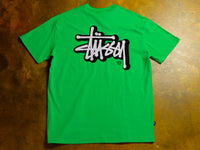 Solid Offset Graffiti T-Shirt - Apple