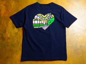 Heartbeat T-Shirt - Navy