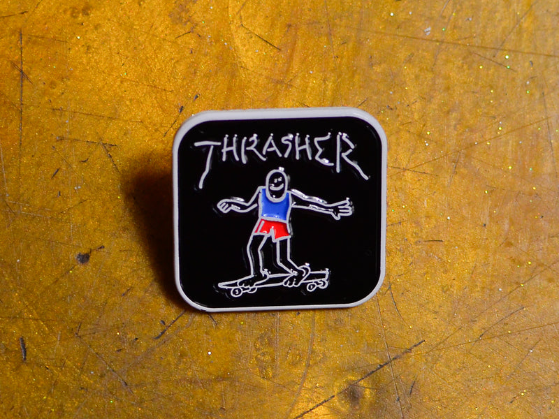 Thrasher Gonz Logo Lapel Pin