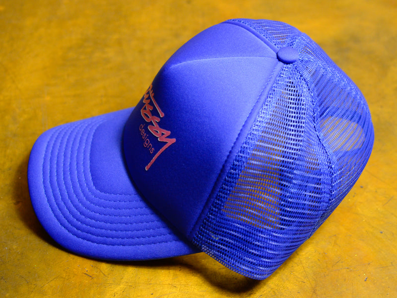 Designs Trucker Cap - Royal Blue
