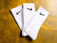 Nike Everyday Cushioned Crew Socks 3pk - White / Black