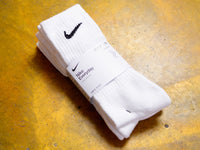 Nike Everyday Cushioned Crew Socks 3pk - White / Black