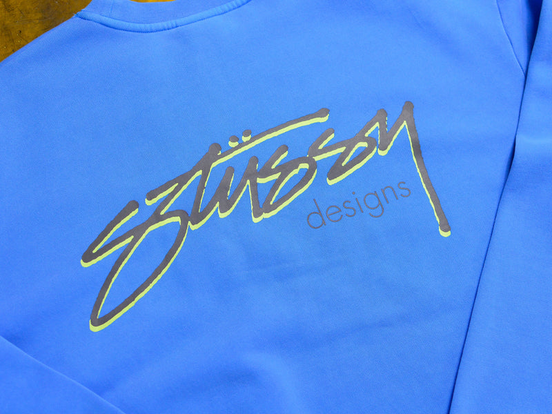 Stussy Designs 50/50 Crew - Pigment Air Blue