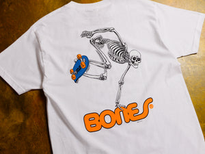 Skate Skeleton T-Shirt - White