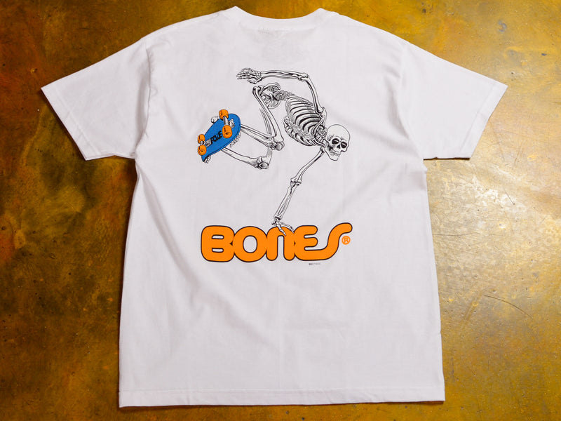 Skate Skeleton T-Shirt - White