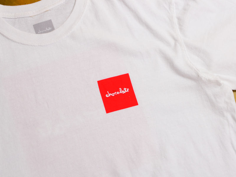 Red Square T-Shirt - White