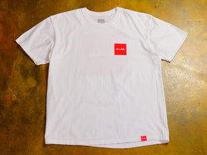 Red Square T-Shirt - White