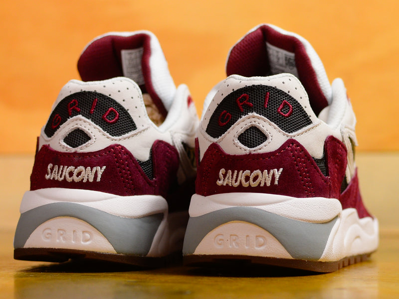 Saucony Grid Shadow 2 - Cream / Red