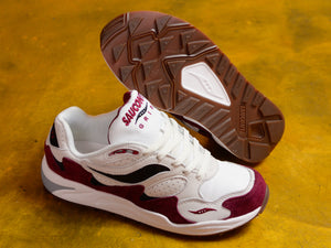 Saucony Grid Shadow 2 - Cream / Red