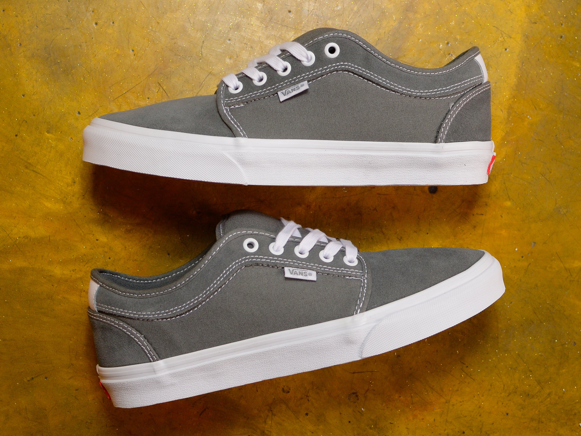 Vans chukka low asphalt pewter skate shoes Clearance