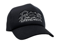 Big Shoes Frog Trucker Cap - Black