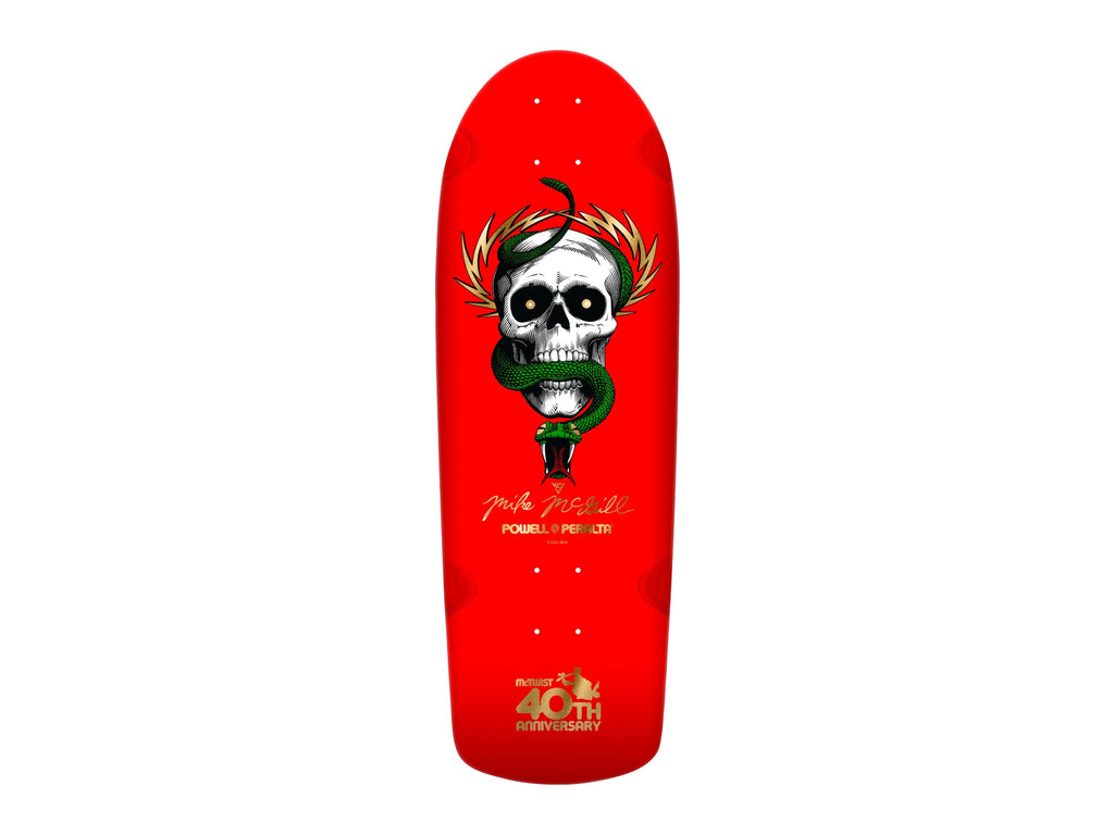 Mike McGill McTwist 40th Anniversary Deck Red / Gold Foil - 10"