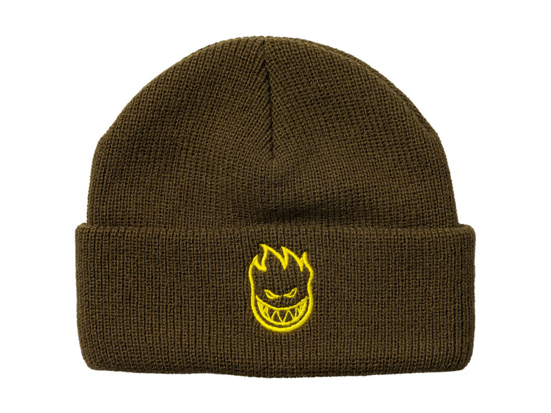 Bighead Cuff Beanie - Brown / Yellow