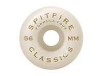 101D Formula Four Classic Swirl Wheels - White 56mm