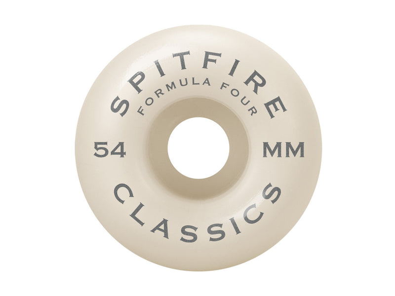 99D Formula Four Classic Swirl Wheels - White 54mm