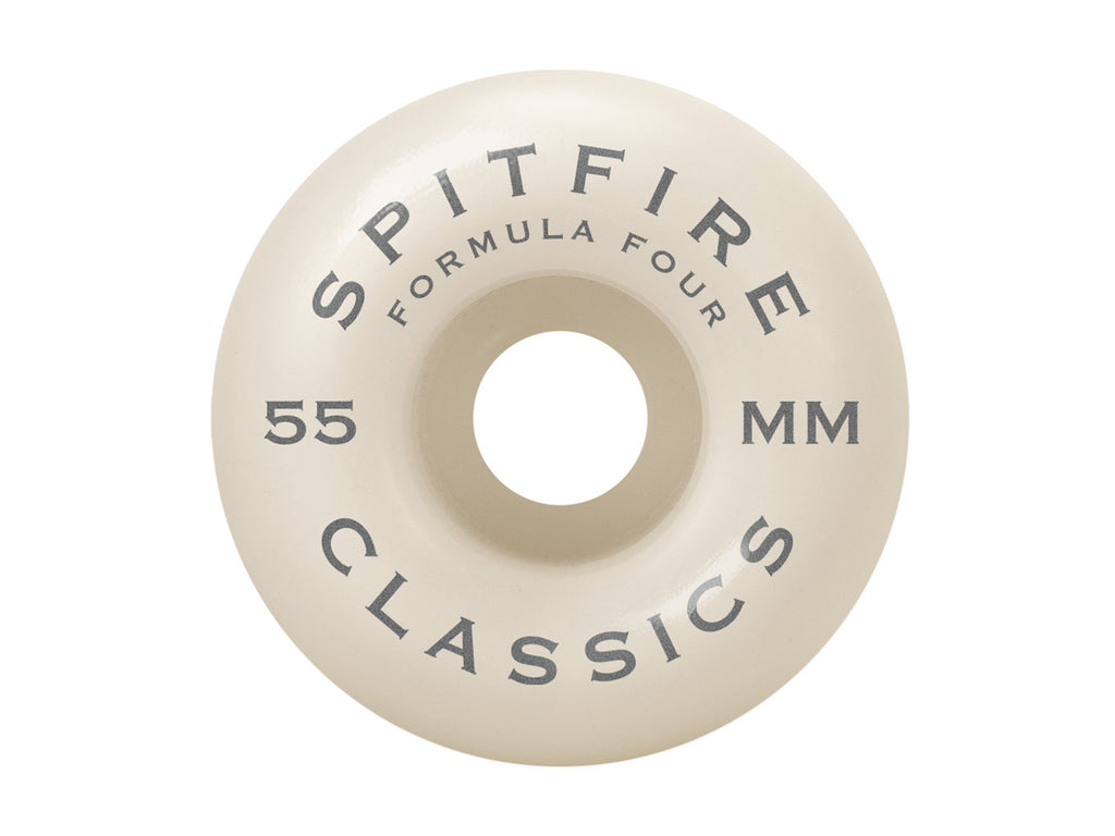 99D Formula Four Classic Swirl Wheels - White 55mm