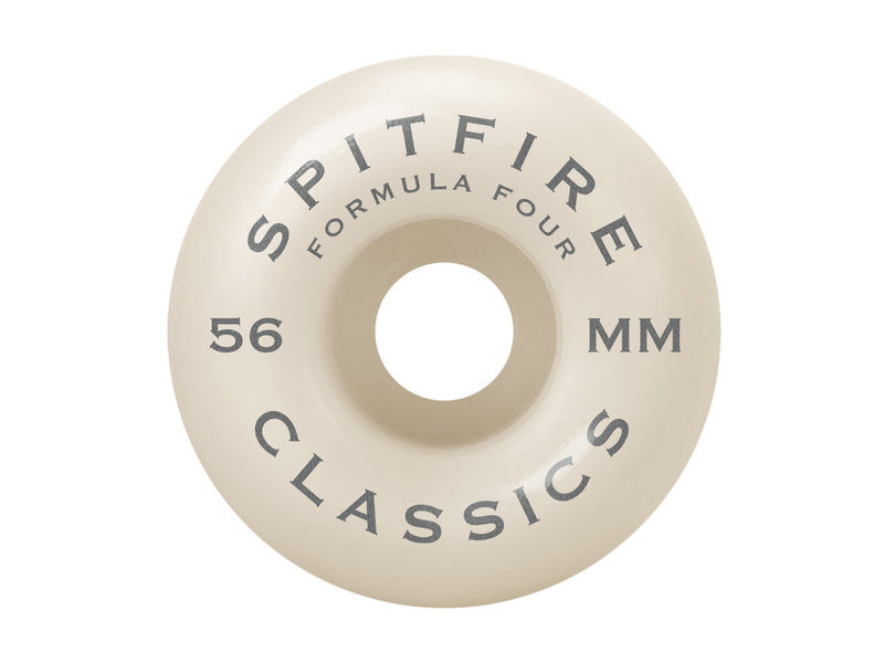 99D Formula Four Classic Swirl Wheels - White 56mm