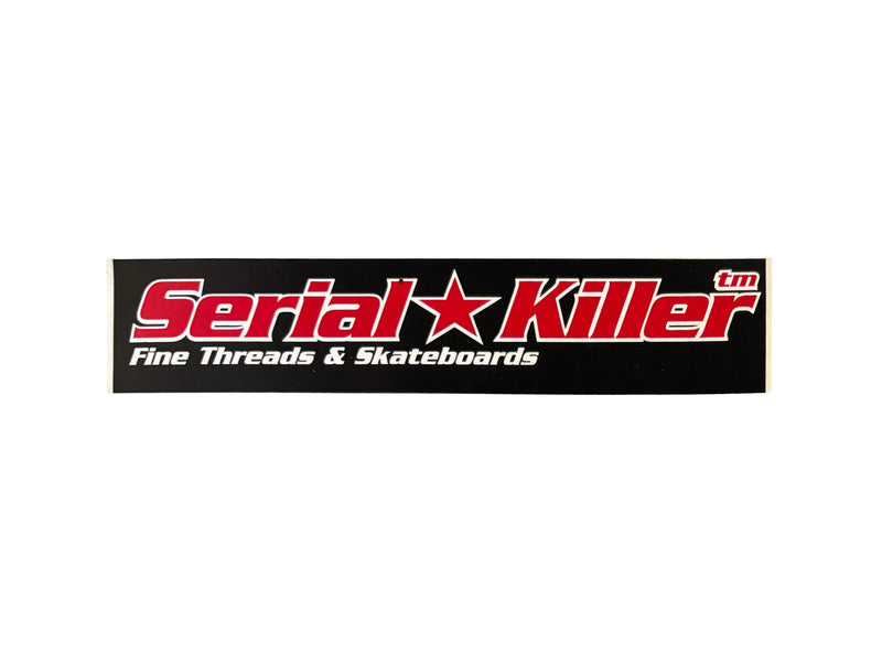 Serial Killer - Fine Threads Vintage Sticker – THE SURE STORE