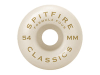 101D Formula Four Classic Swirl Wheels - White 54mm
