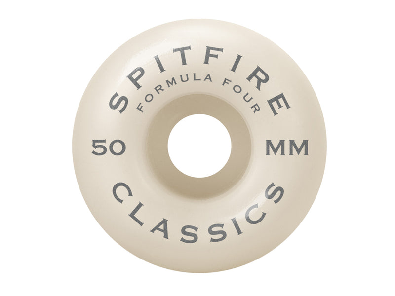 99D Formula Four Classic Swirl Wheels - White 50mm