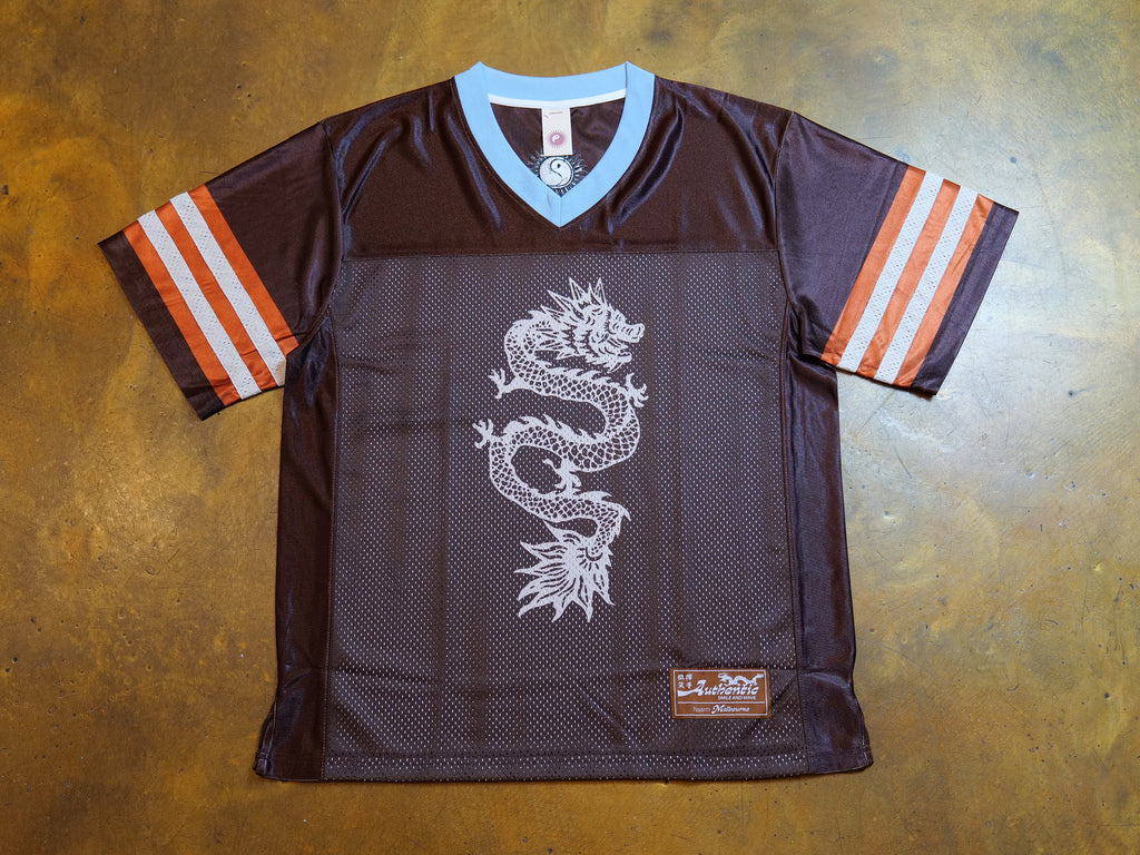 Snap Jersey T-Shirt - Brown