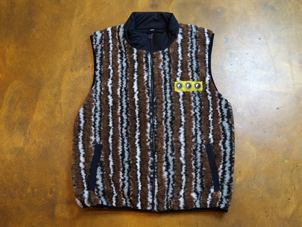 Charlie Reversible Vest  - Black