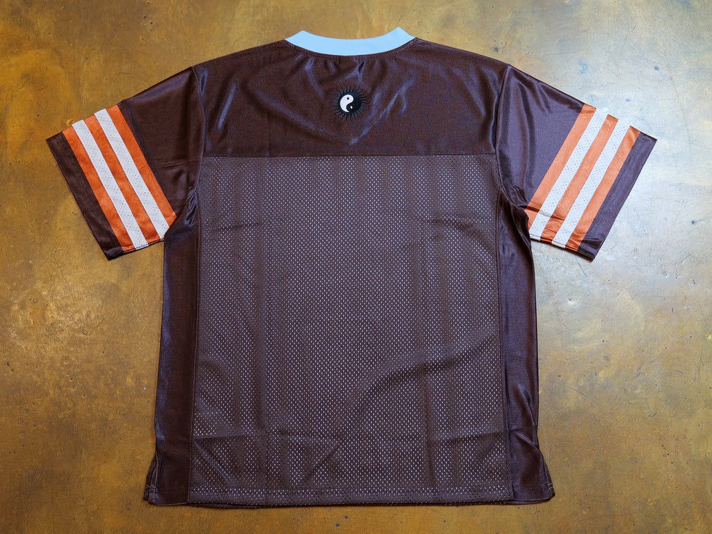 Snap Jersey T-Shirt - Brown