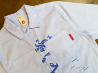 Canton Short Sleeve Shirt - Blue / White