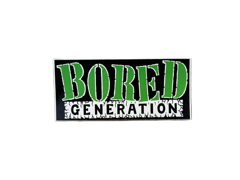 Vintage Bored Generation Sticker