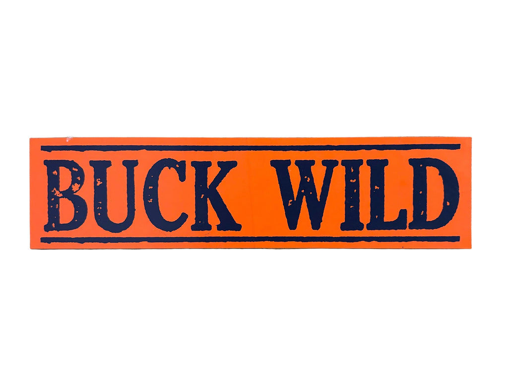 Vintage Buck Wild Sticker