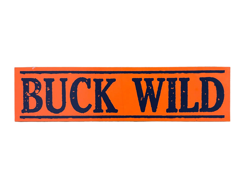 Vintage Buck Wild Sticker
