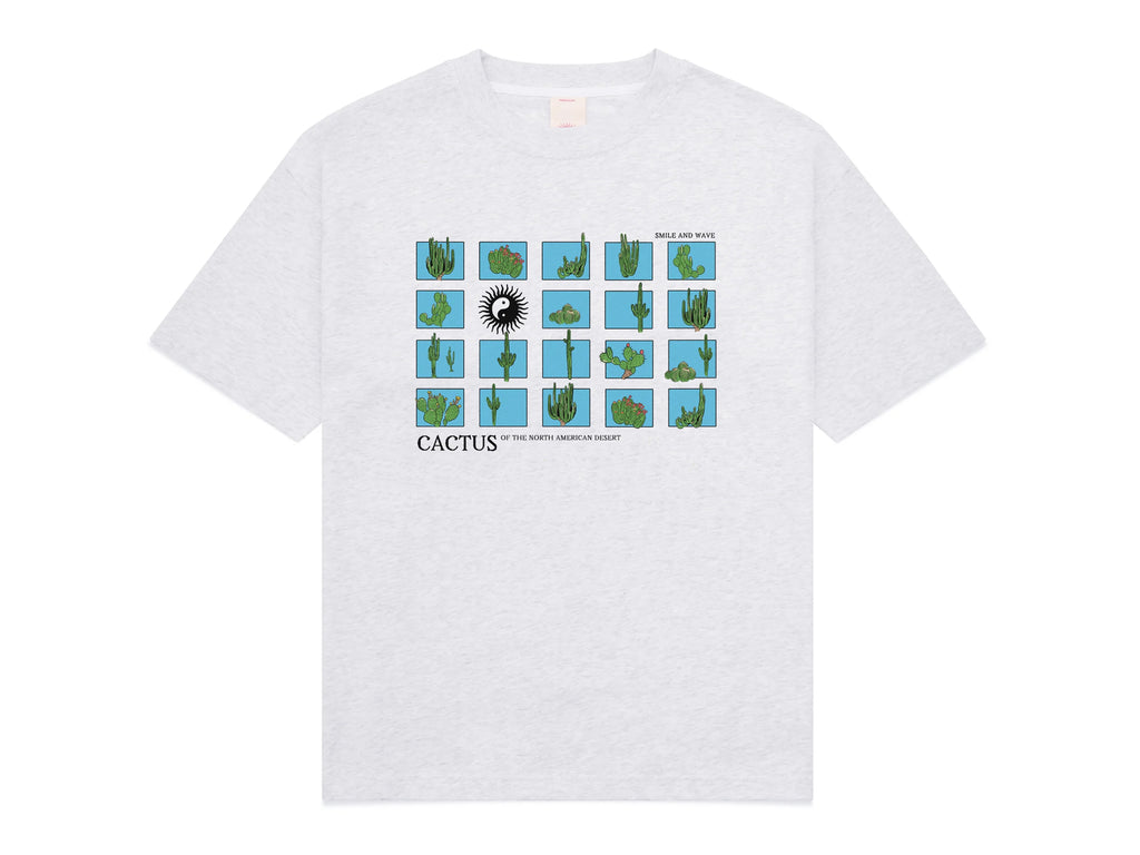 Cactus Study T-Shirt - Ash