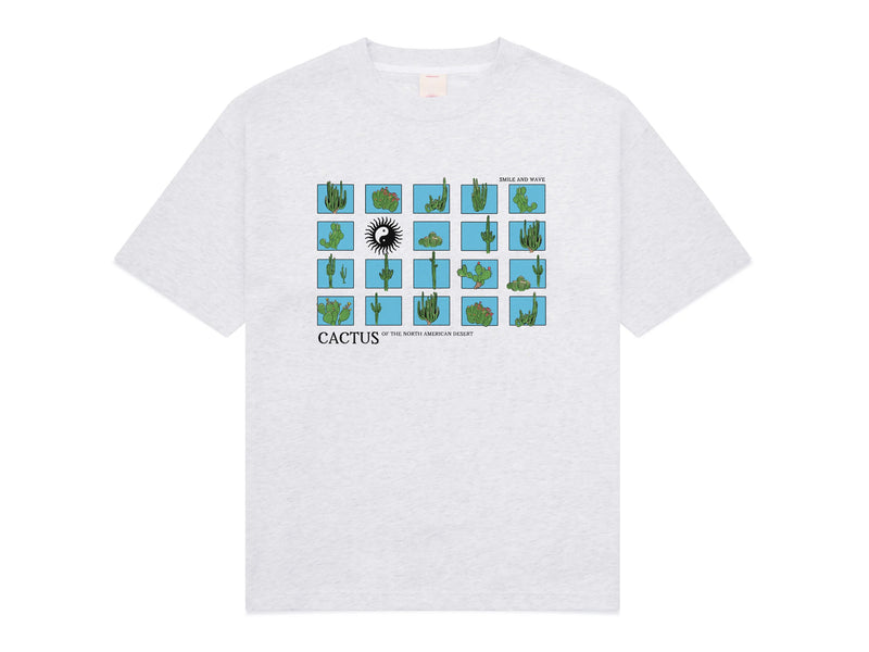 Cactus Study T-Shirt - Ash