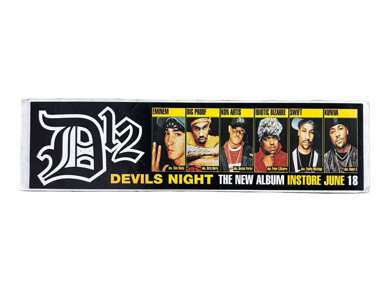 Vintage Devil's Night Sticker