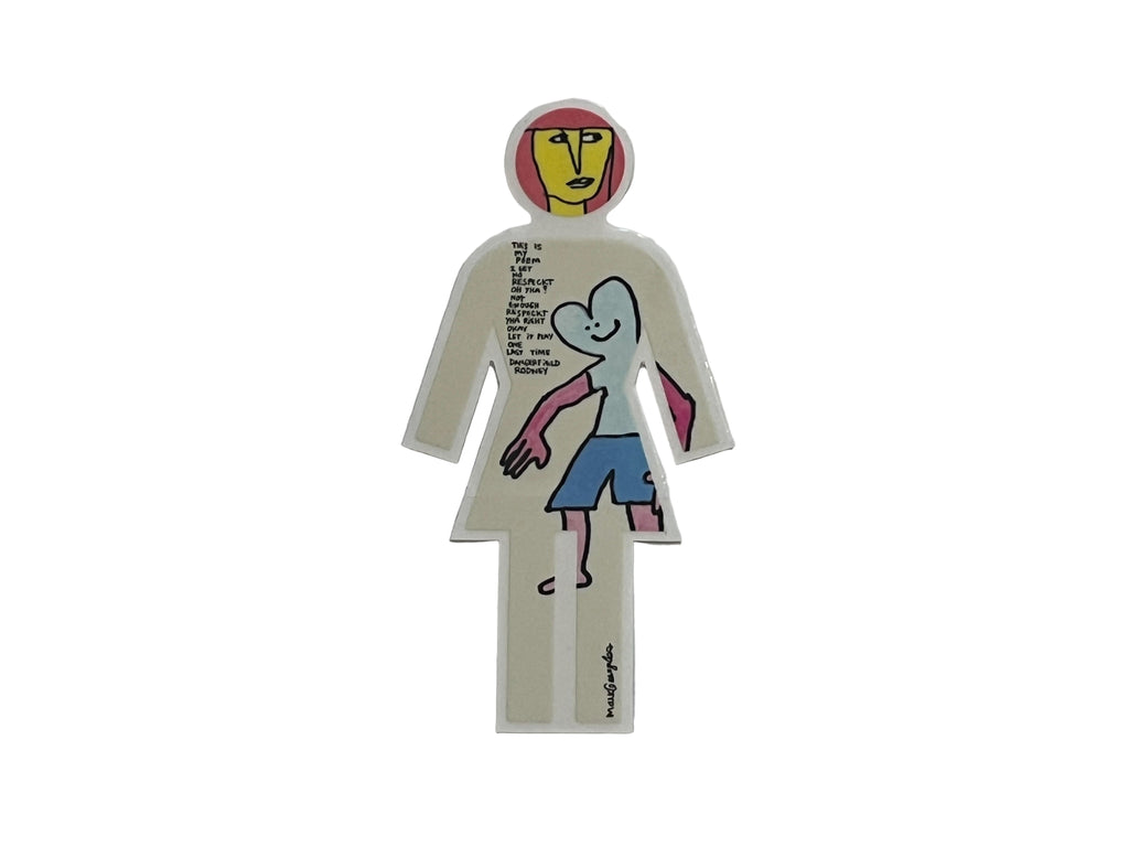 Tyler Pacheco Modernica Mark Gonzales Sticker