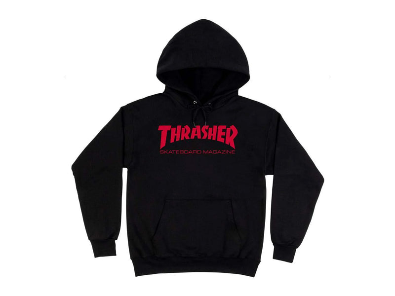Skate Mag Hooded Fleece - Black / Red