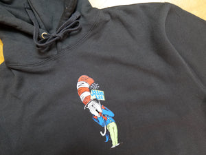 Jason Lee Cat in The Hat Hooded Fleece - Black