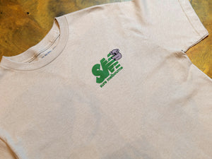 Clippy T - Sand / Dark Green