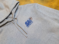 Clippy Heavy Hood - Grey / Navy