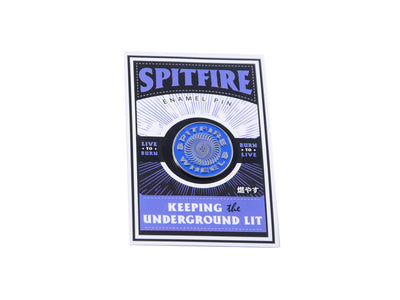 Spitfire - Swirl Pin - Blue